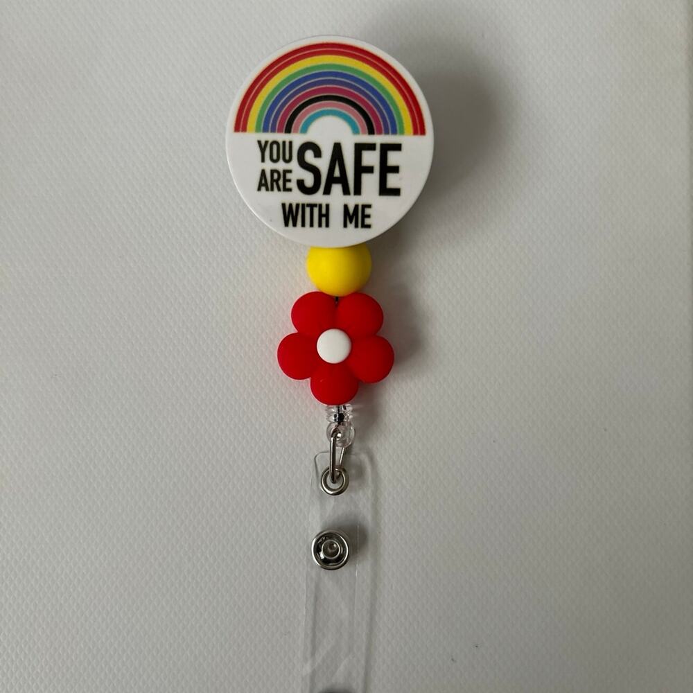 You Are Safe With Me Badge Reel